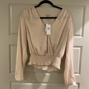 NWT GUESS Surplice Top - SIZE M